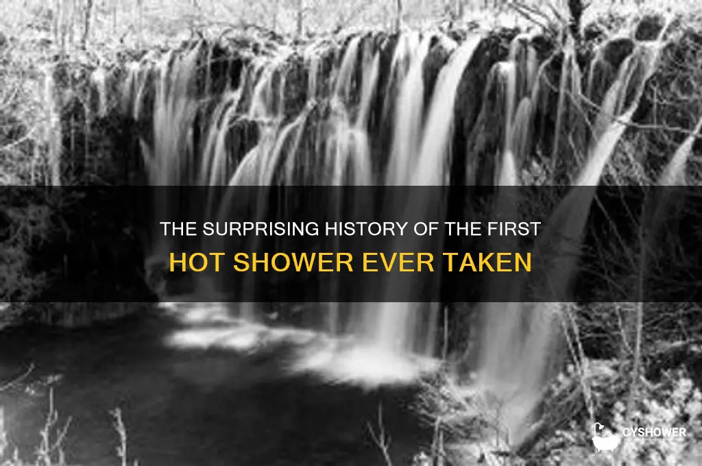 when was the first hot shower taken