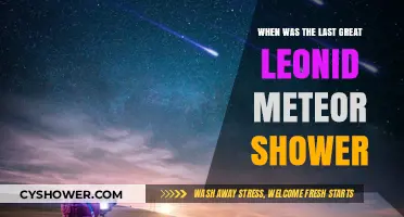 The Last Great Leonid Meteor Shower: A Celestial Spectacle Remembered