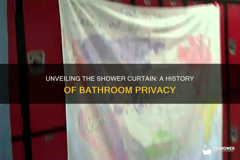 when was the shower curtain invented
