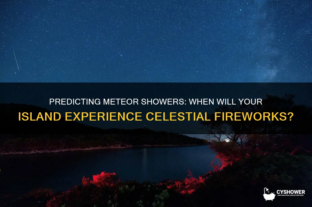 when will my island have a meteor shower