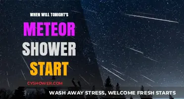 Tonight's Meteor Shower Start Time: A Celestial Spectacle Guide