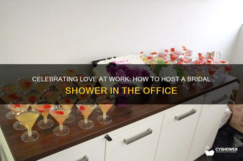 when work throws you a bridal shower