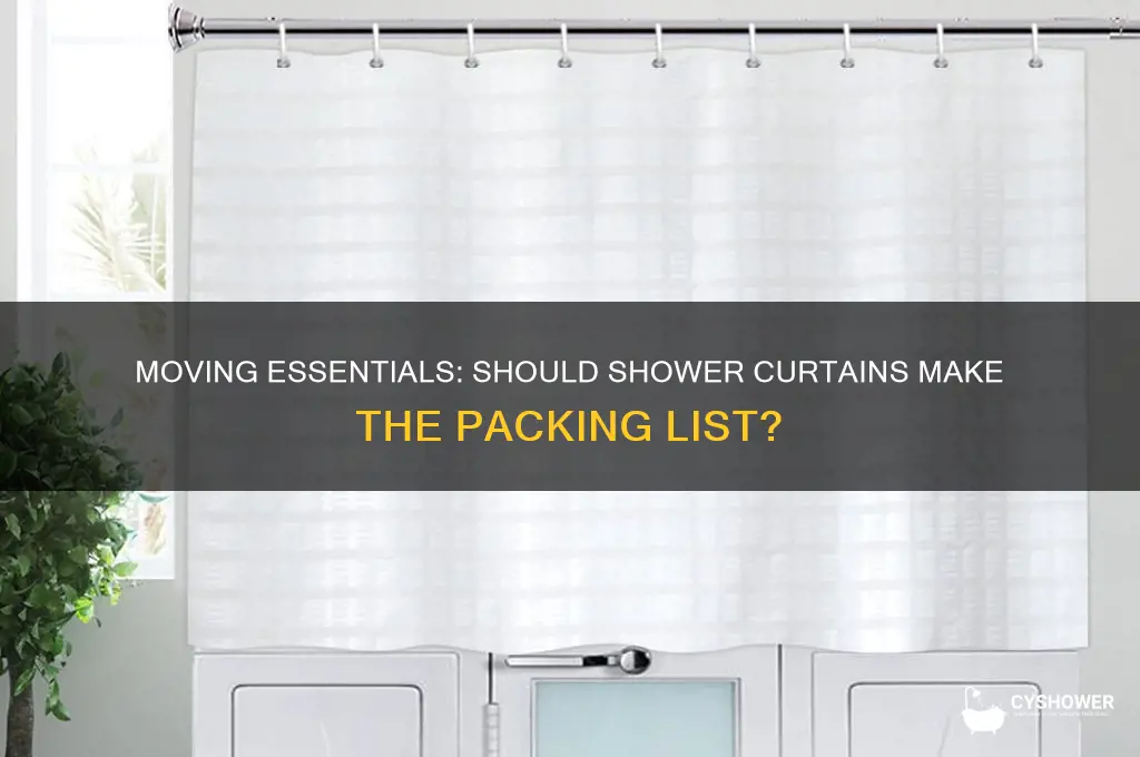 when you move do you take shower curtains