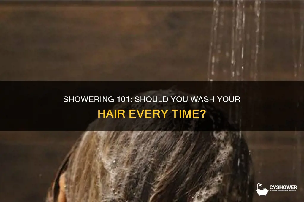 when you shower do you wash your head