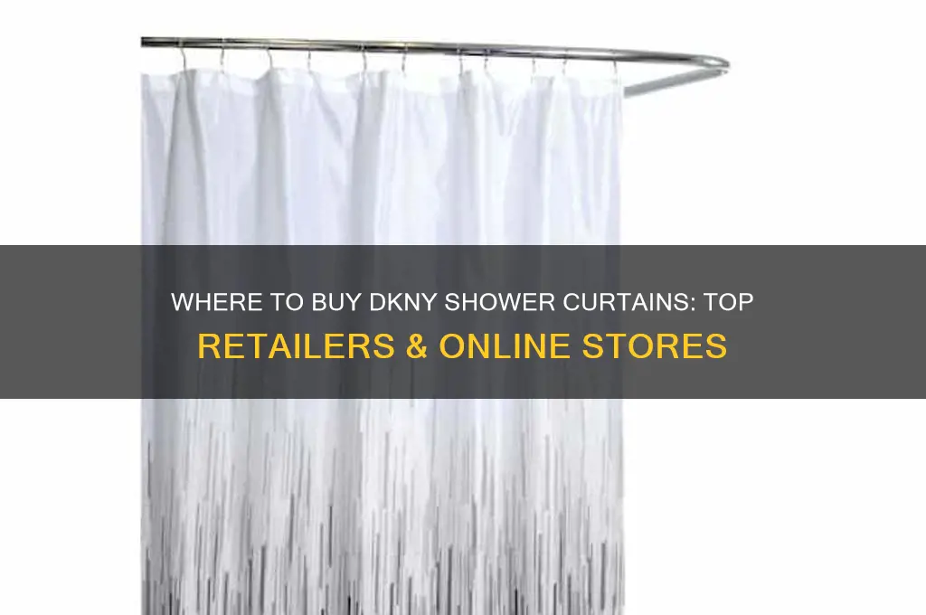 where ar dkny shower curtains sold