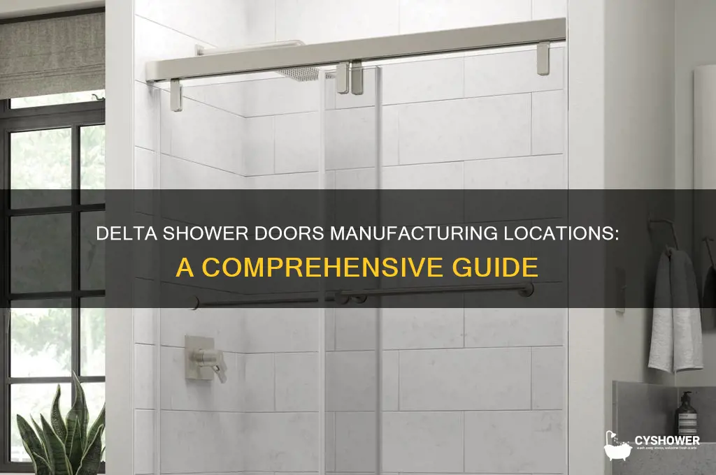 where are delta shower doors manufactured