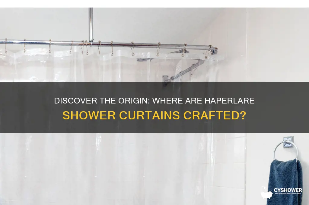 where are haperlare shower curtains made