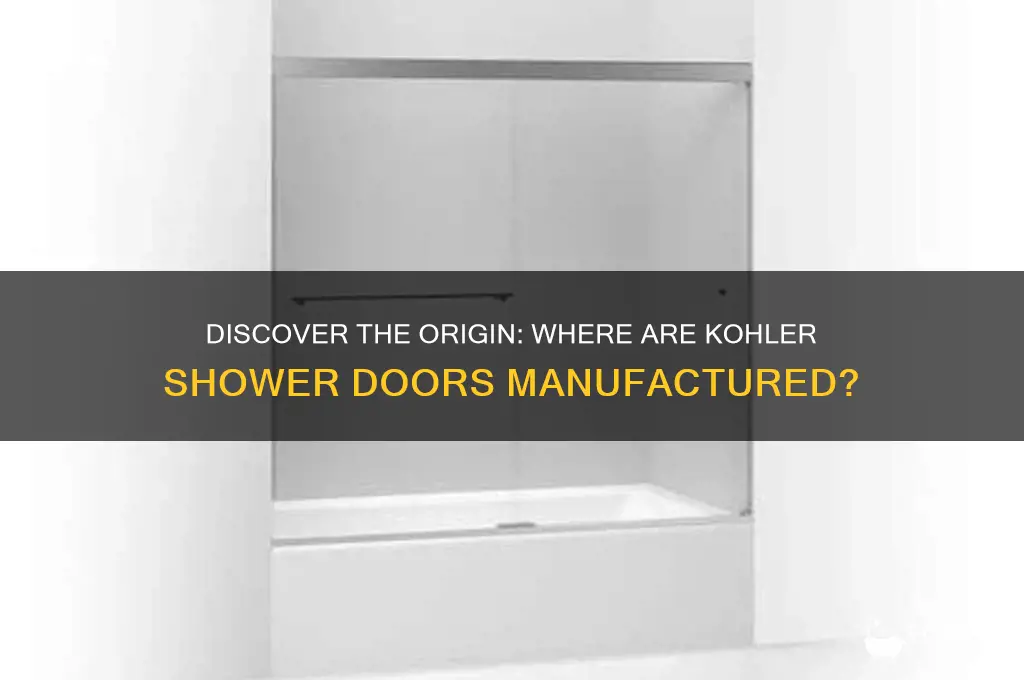 where are kohler shower doors made