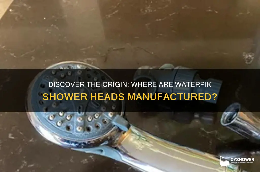 where are waterpik shower heads made
