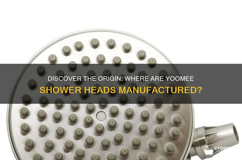where are yoomee shower heads made