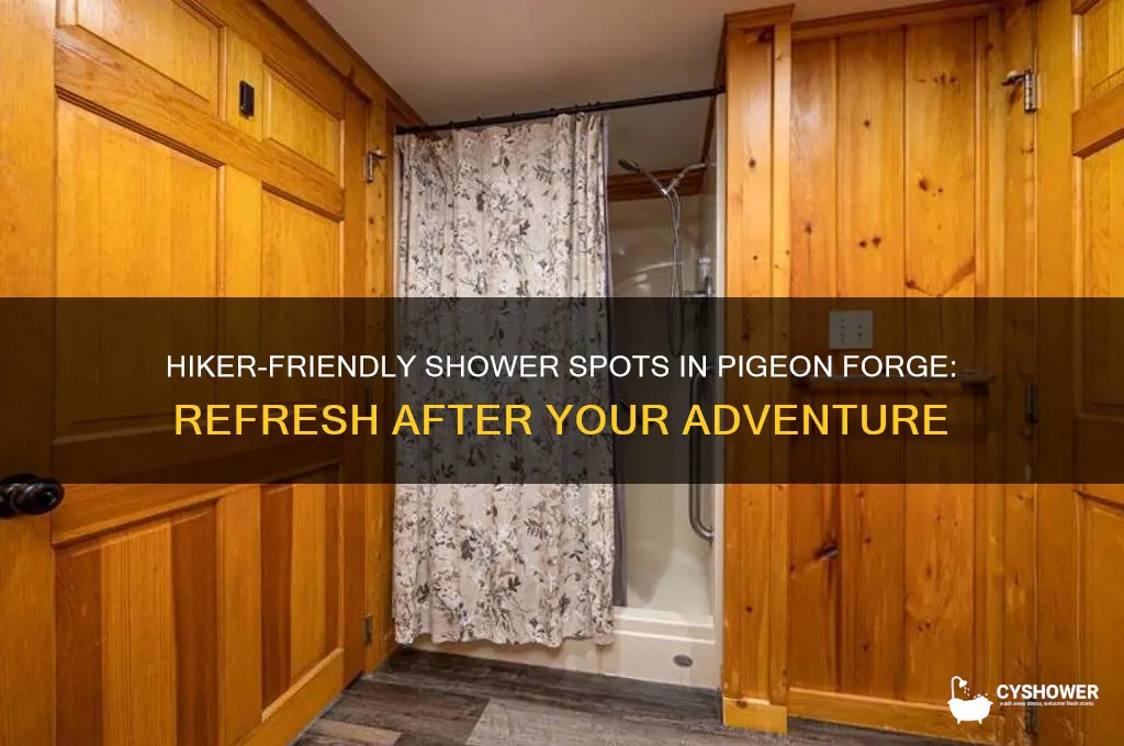 where can hikers shower in pigeon forge