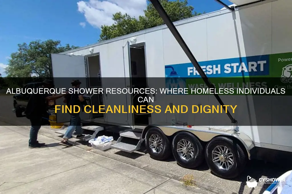 where can homeless people shower in albuquerque