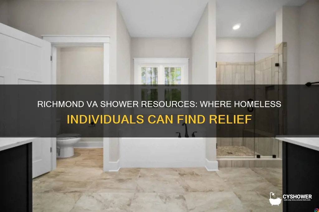 where can homeless people take a shower in richmond va