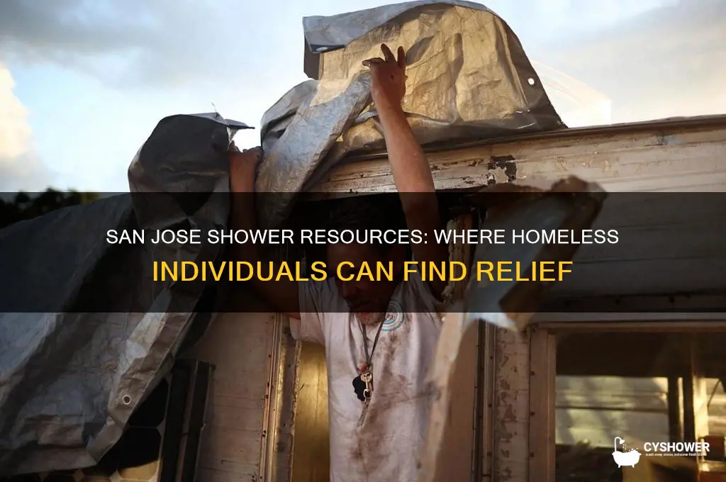 where can homeless shower in san jose