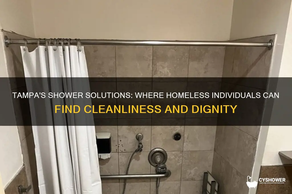 where can homeless shower in tampa