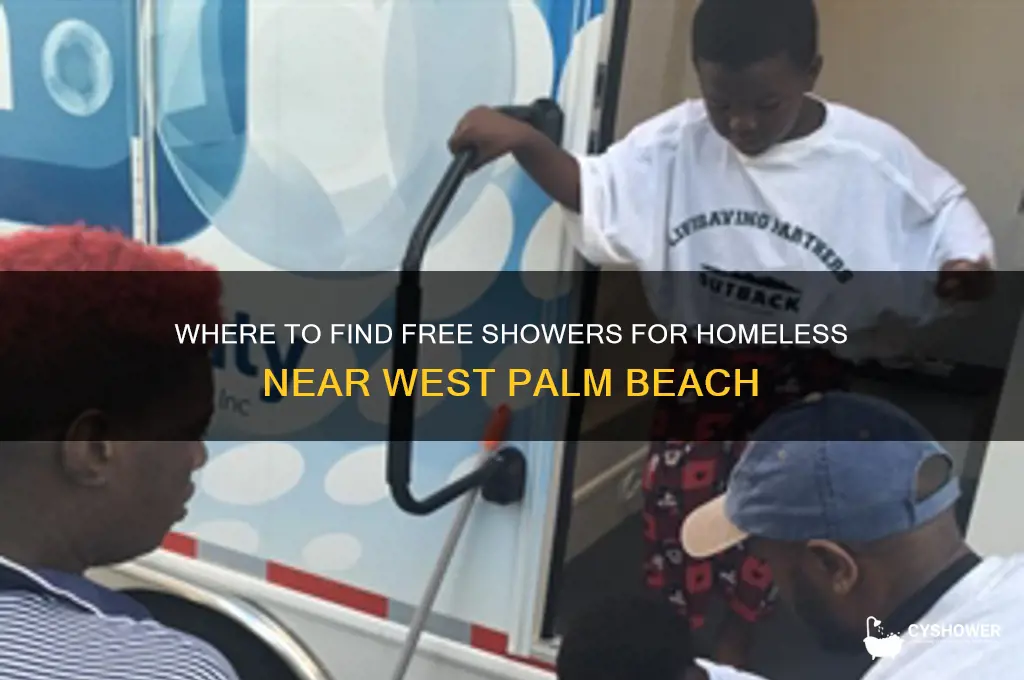 where can homeless shower near west palm beach