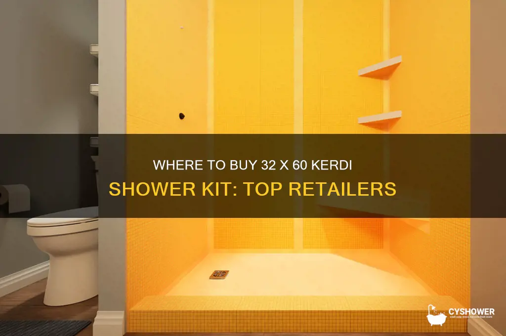 where can i buy 32 x 60 kerdi shower kit