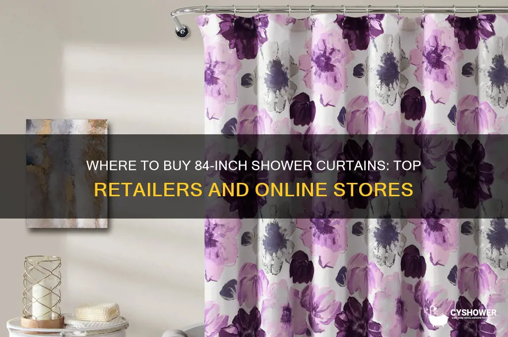 where can i buy 84 shower curtain