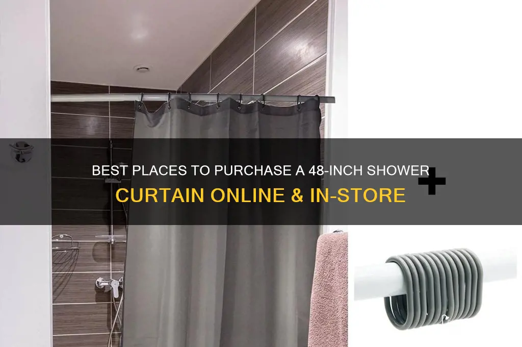 where can i buy a 48 inch shower curtain