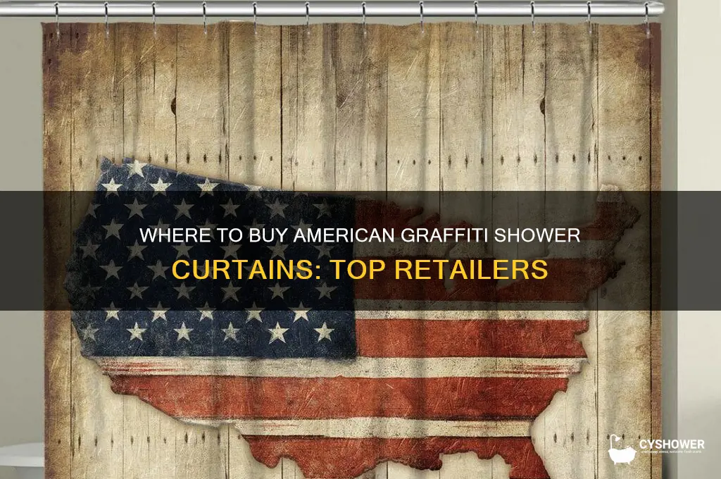 where can i buy a american graffiti shower curtain