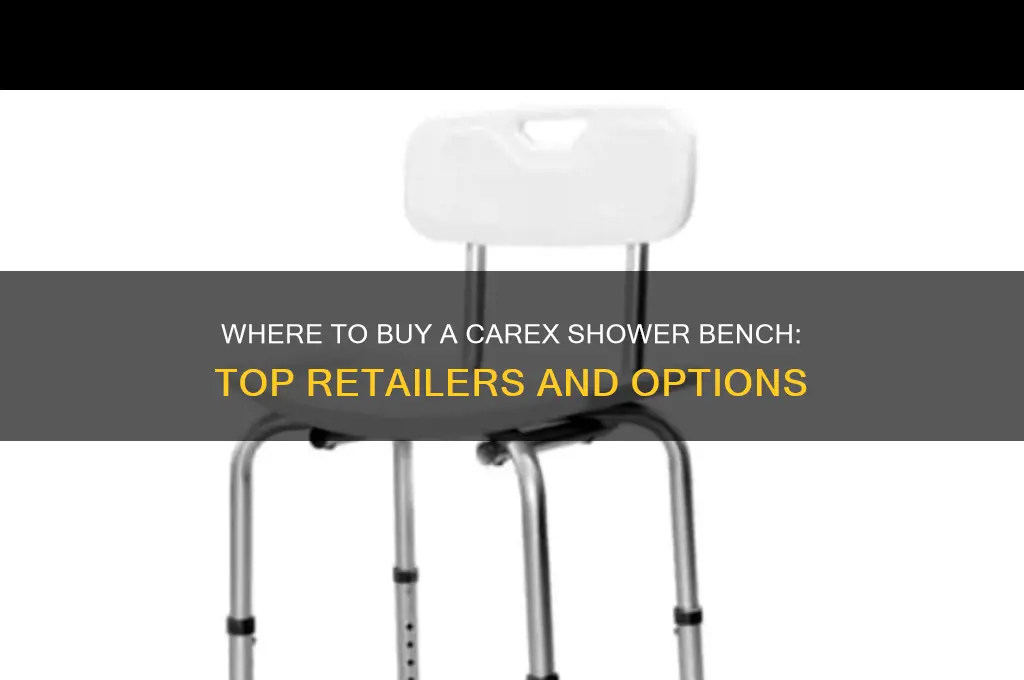 where can i buy a carex shower bench