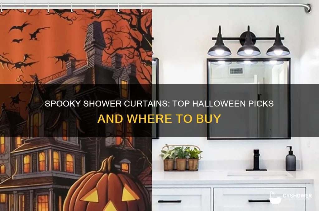 where can i buy a halloween shower curtain