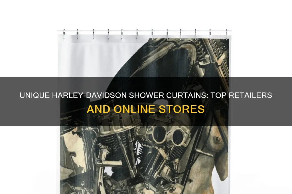 where can i buy a harley davidson shower curtain