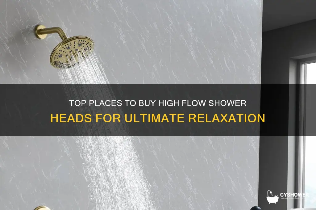where can i buy a high flow shower head