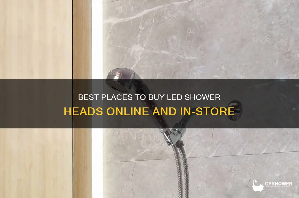 where can i buy a led shower head