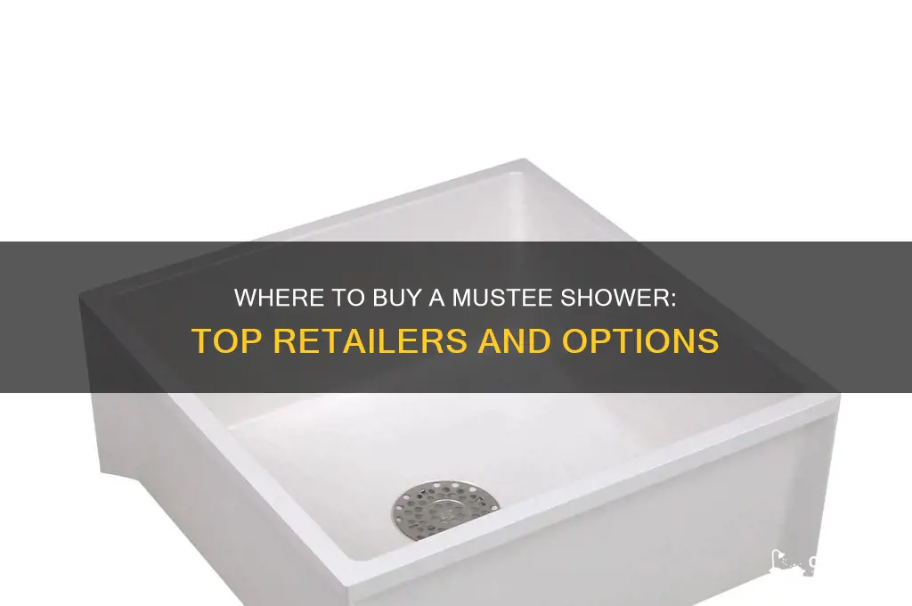 where can i buy a mustee shower