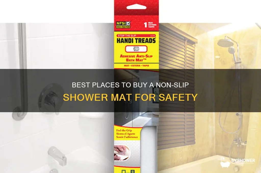 where can i buy a non slip shower mat