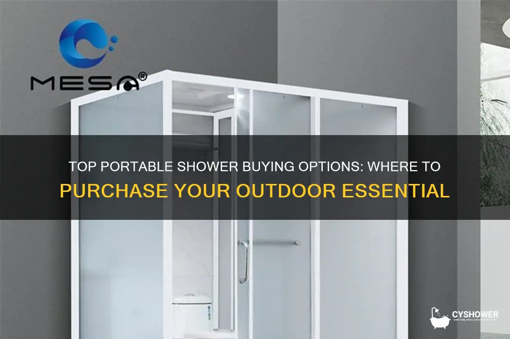 where can i buy a portable shower