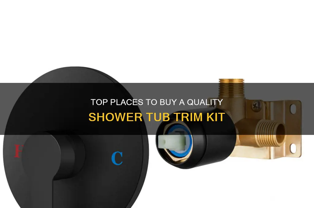 where can i buy a quality shower tub trim kit