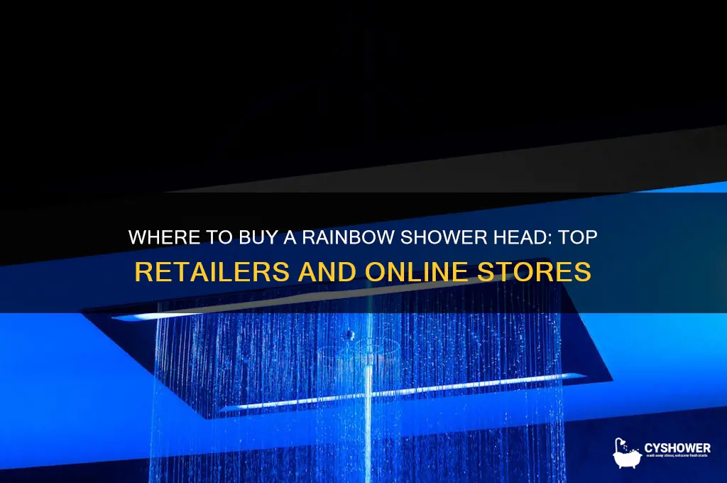 where can i buy a rainbow shower head