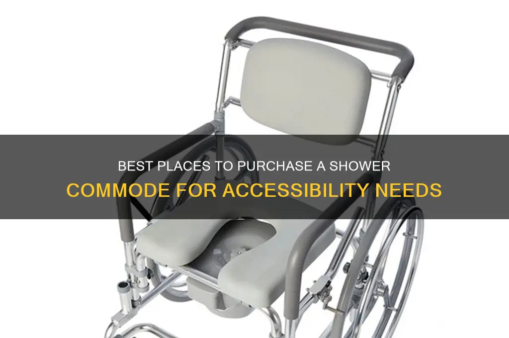 where can i buy a shower commode