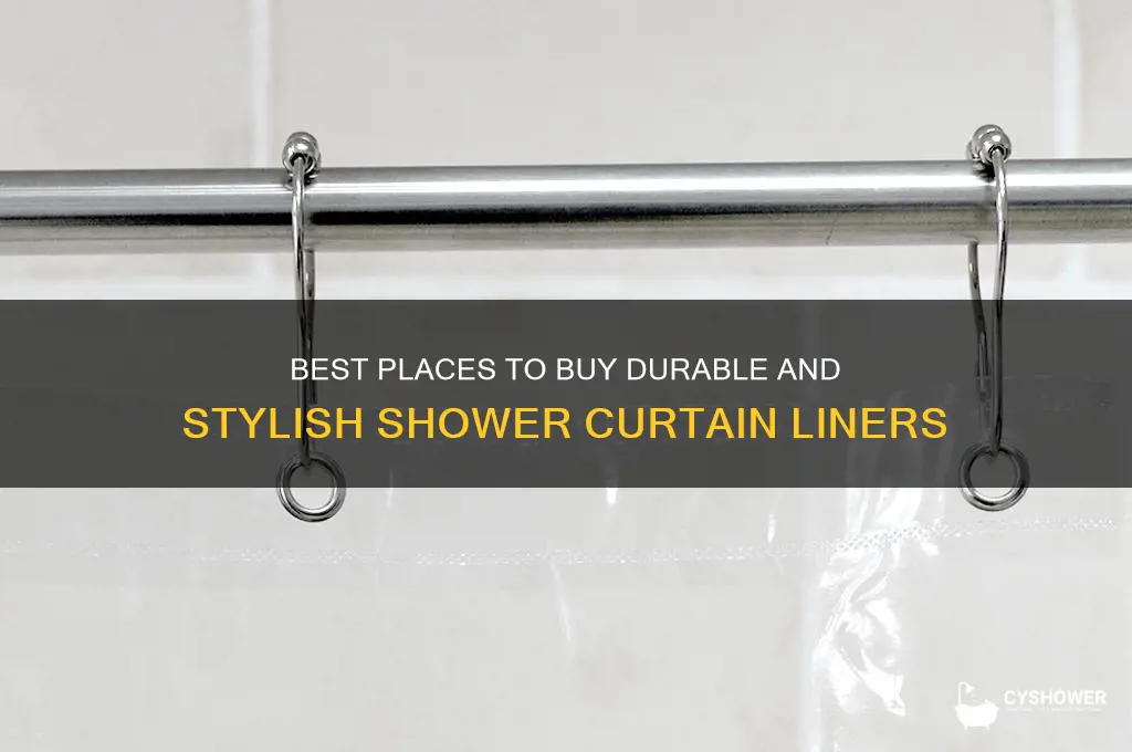 where can i buy a shower curtain liner