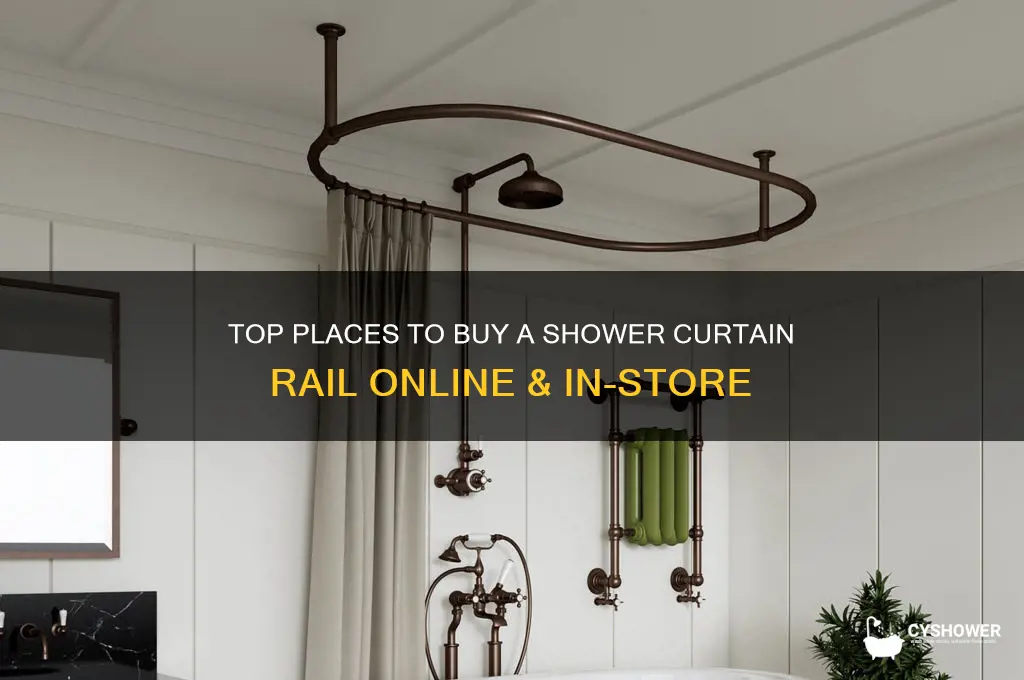 where can i buy a shower curtain rail