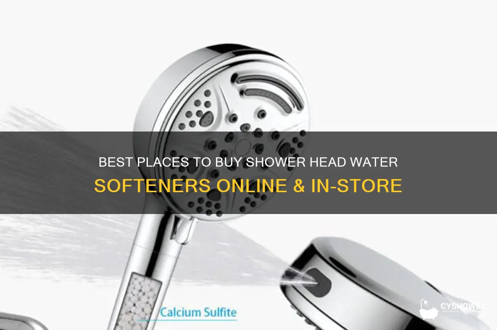 where can i buy a shower head water softener
