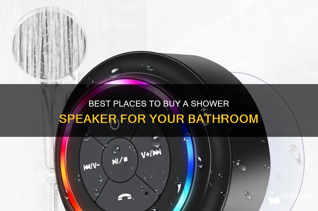 where can i buy a shower speaker