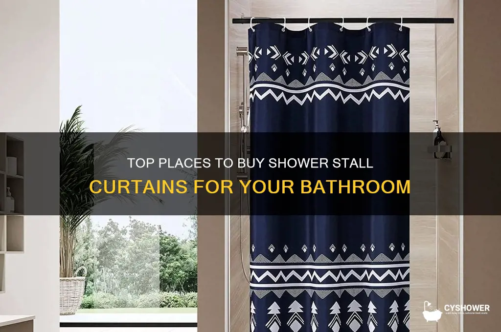 where can i buy a shower stall curtain