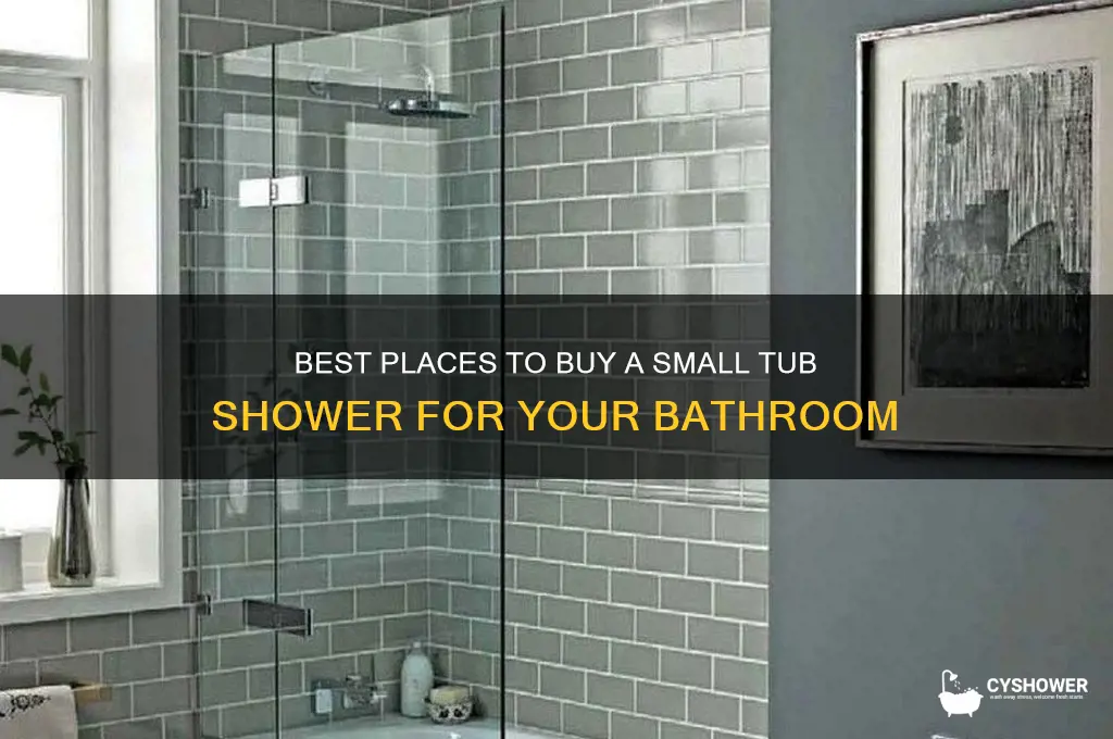 where can i buy a small tub shower