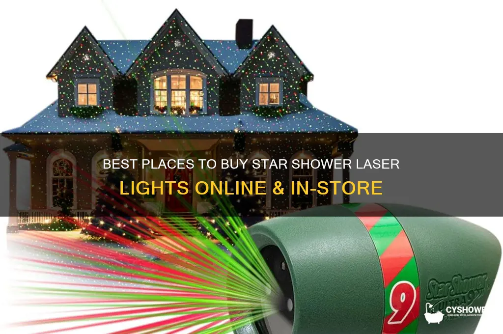 where can i buy a star shower laser light