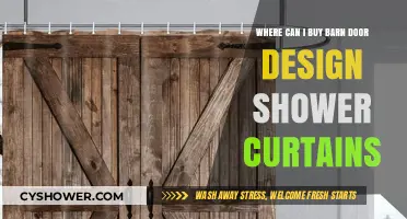 Barn Door Design Shower Curtains: Top Retailers and Online Stores
