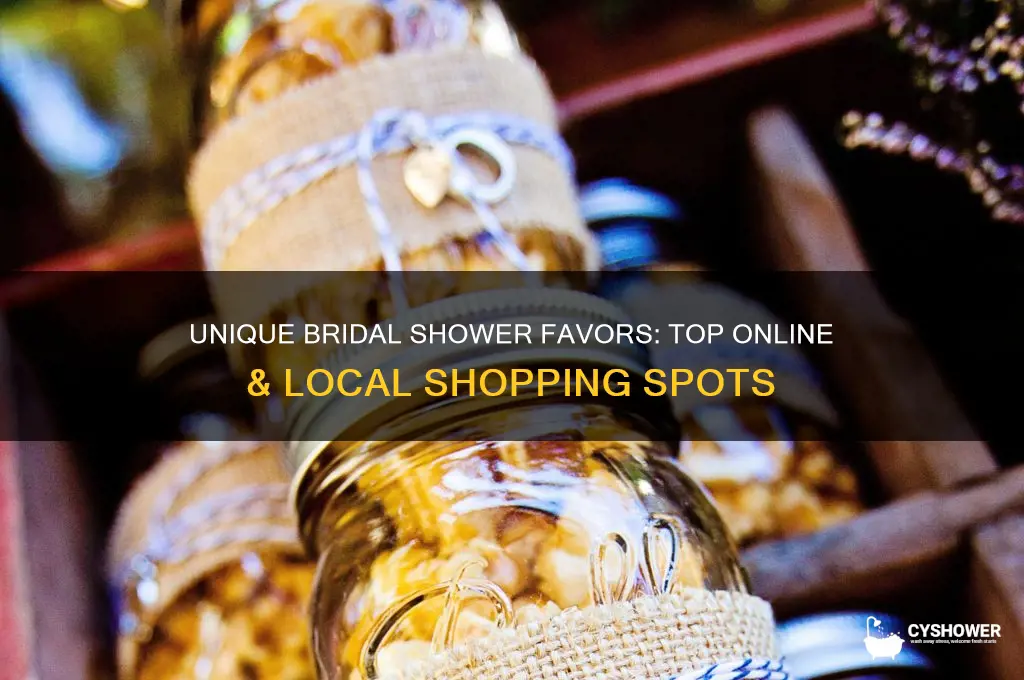 where can i buy bridal shower favors