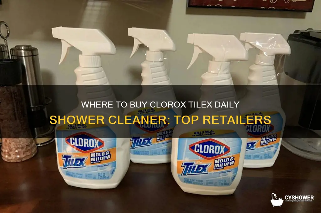 where can i buy clorox tilex daily shower cleaner
