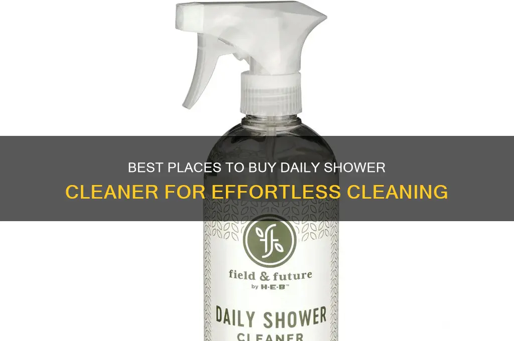 where can i buy daily shower cleaner