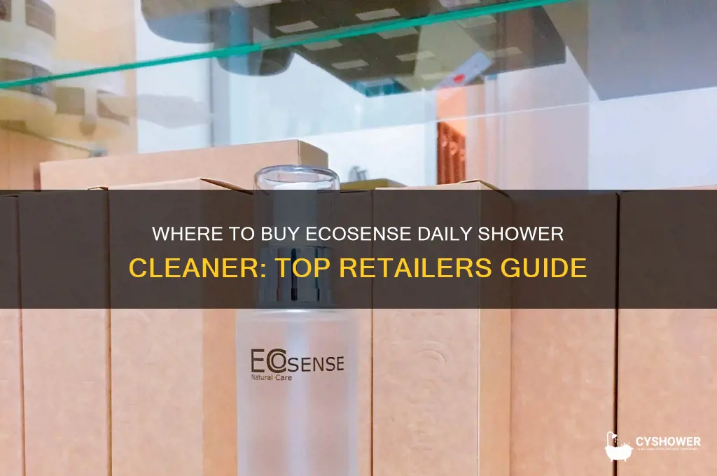 where can i buy ecosense daily shower cleaner