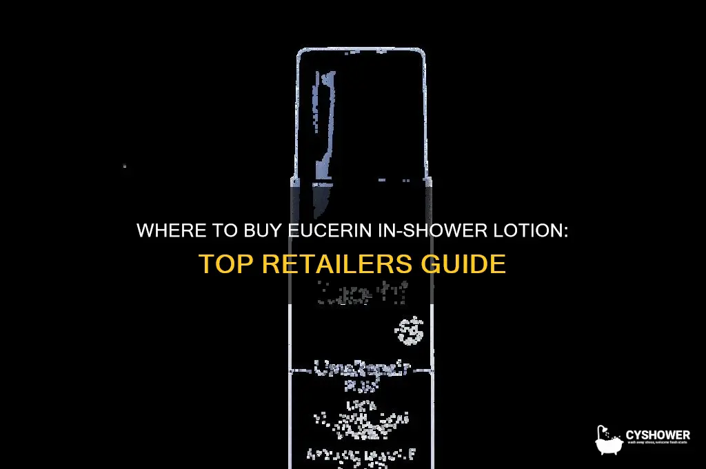 where can i buy eucerin in shower lotion