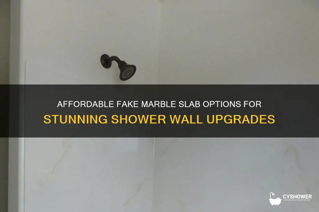 where can i buy fake marble slab for shower walls