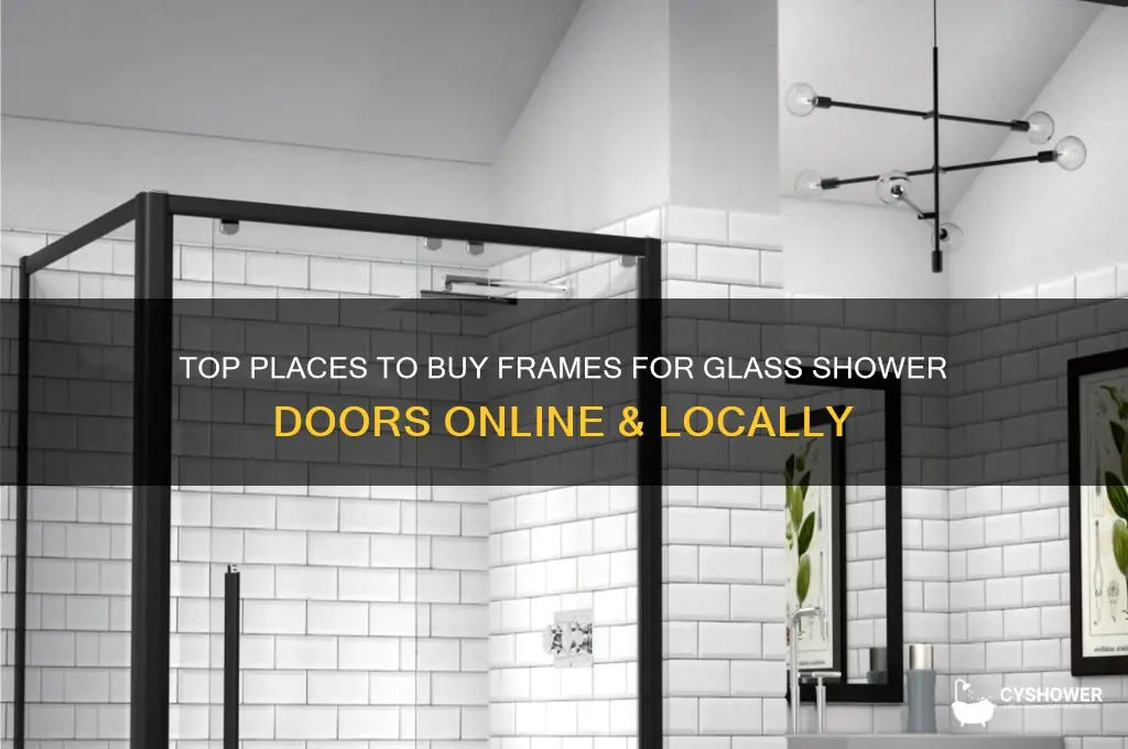 where can i buy frame for glass shower door